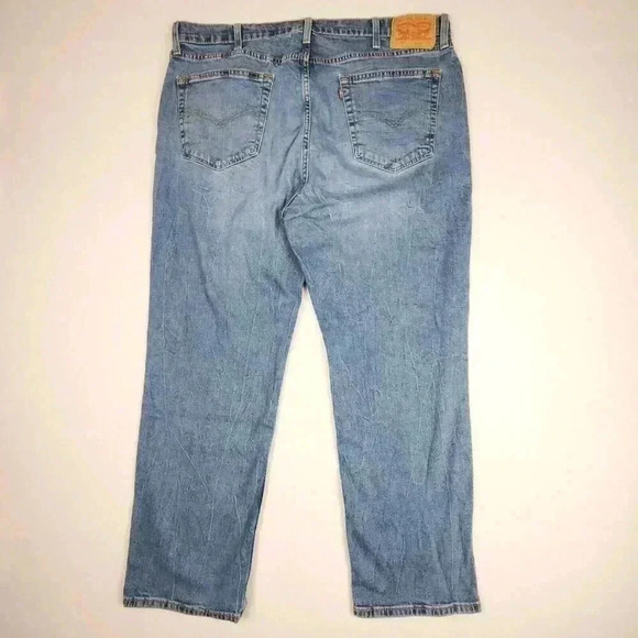 Levi's 541 Mens Jeans Athletic Taper Fit Blue Denim Size 40x30 Medium Wash‎ Fade - Picture 10 of 14